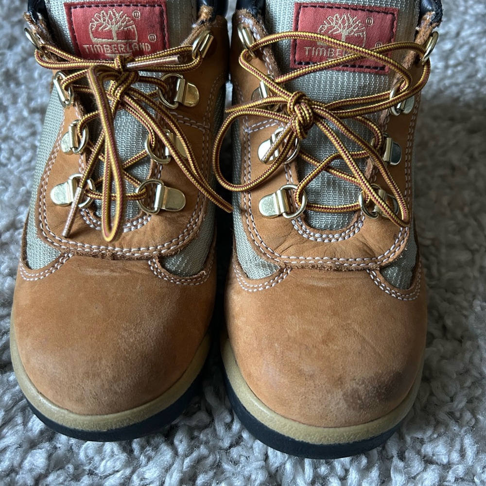 Timberland Kids Brown and Tan Boots